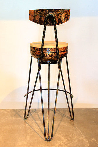 Gas Canister Bar Stools